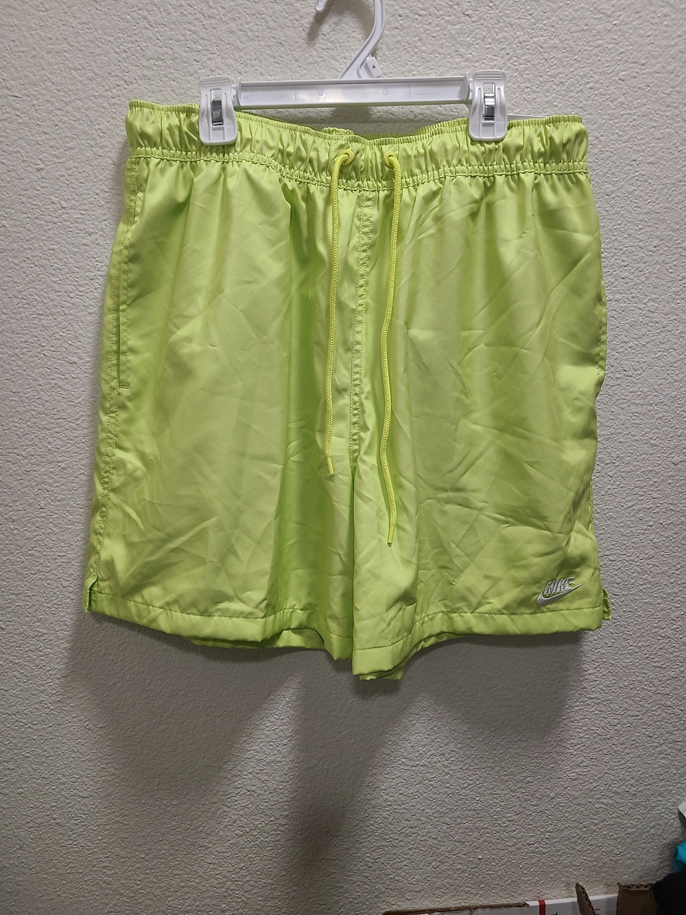 Nike Men’s Athletic Shorts in Neon Yellow-Green